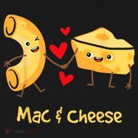 Mac & Cheese Couple Macaroni And Cheese Lover Foodie Women's Hoodie thumb 2