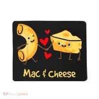 Mac & Cheese Couple Macaroni And Cheese Lover Foodie Mousepad thumb 0
