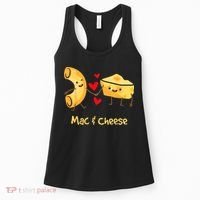 Mac & Cheese Couple Macaroni And Cheese Lover Foodie Women's Tank Top thumb 0