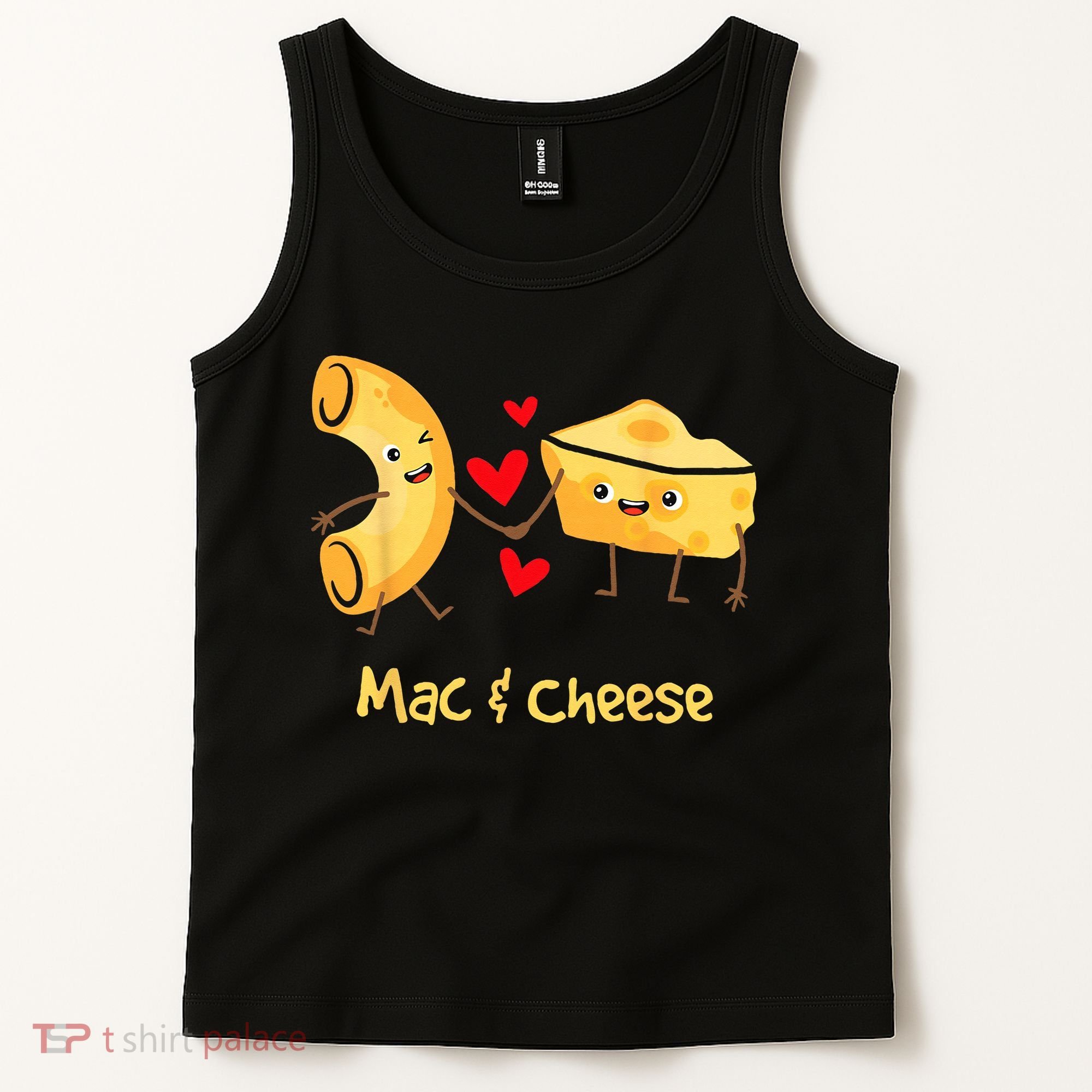 Mac & Cheese Couple Macaroni And Cheese Lover Foodie Tank Top