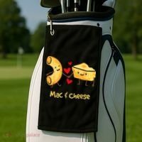 Mac & Cheese Couple Macaroni And Cheese Lover Foodie Golf Towel thumb 2