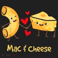 Mac & Cheese Couple Macaroni And Cheese Lover Foodie Golf Towel thumb 3
