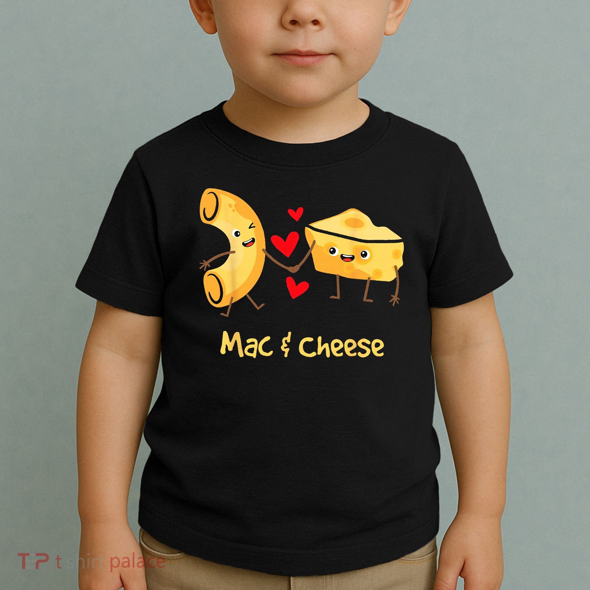 Mac & Cheese Couple Macaroni And Cheese Lover Foodie Toddler T-Shirt