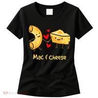 Mac & Cheese Couple Macaroni And Cheese Lover Foodie Women's T-Shirt thumb 0