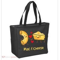 Mac & Cheese Couple Macaroni And Cheese Lover Foodie Tote Bag thumb 2