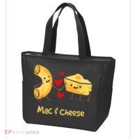 Mac & Cheese Couple Macaroni And Cheese Lover Foodie Tote Bag thumb 3