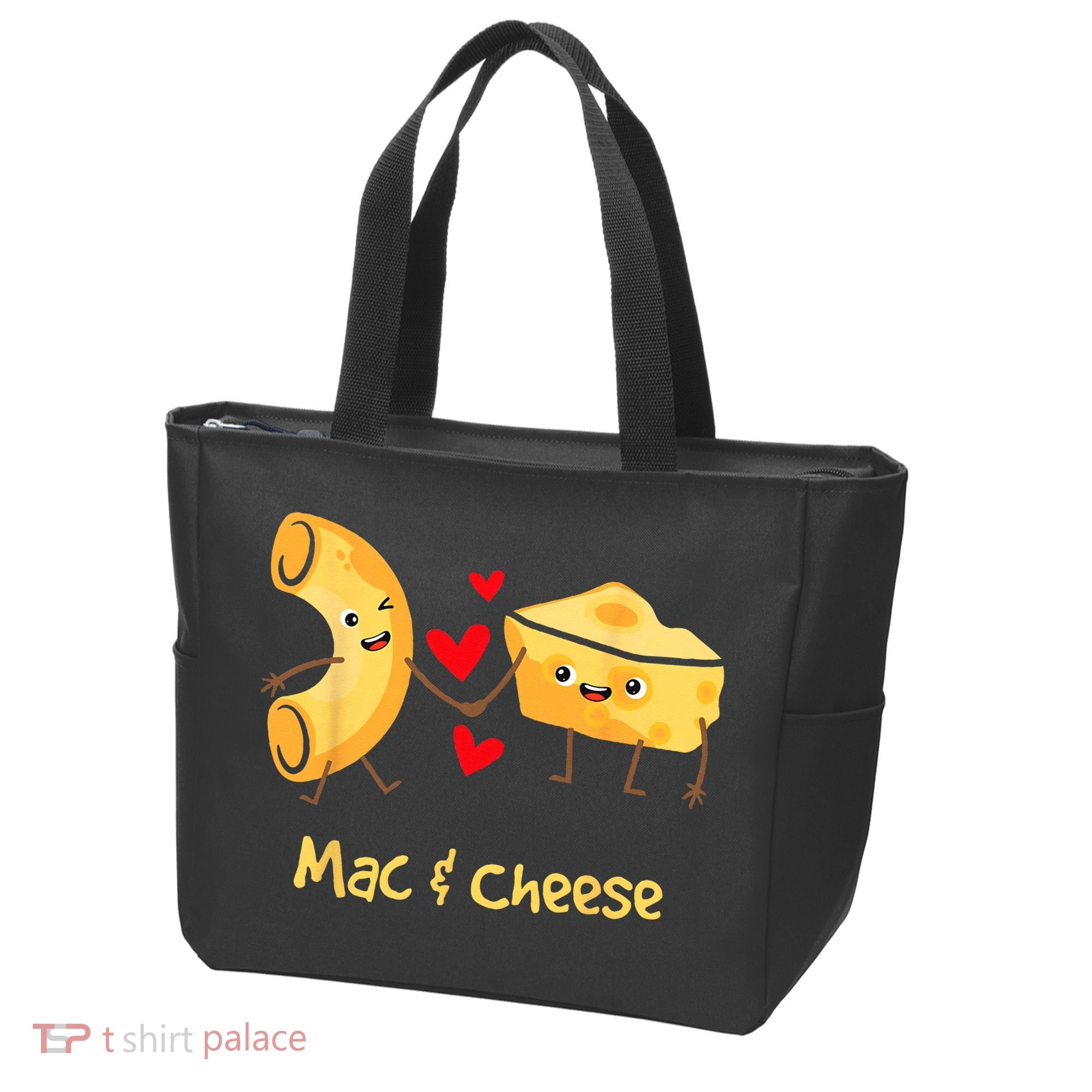 Mac & Cheese Couple Macaroni And Cheese Lover Foodie Tote Bag