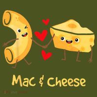 Mac & Cheese Couple Macaroni And Cheese Lover Foodie The Baniff Cuffed Pom Beanie thumb 2