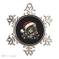Maine Coon Cat Chew Christmas Light Xmas Holiday Funny Cute Ornament thumb 0