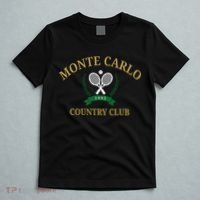 Monte Carlo Country Club Vintage Tennis Aesthetic T-Shirt thumb 5