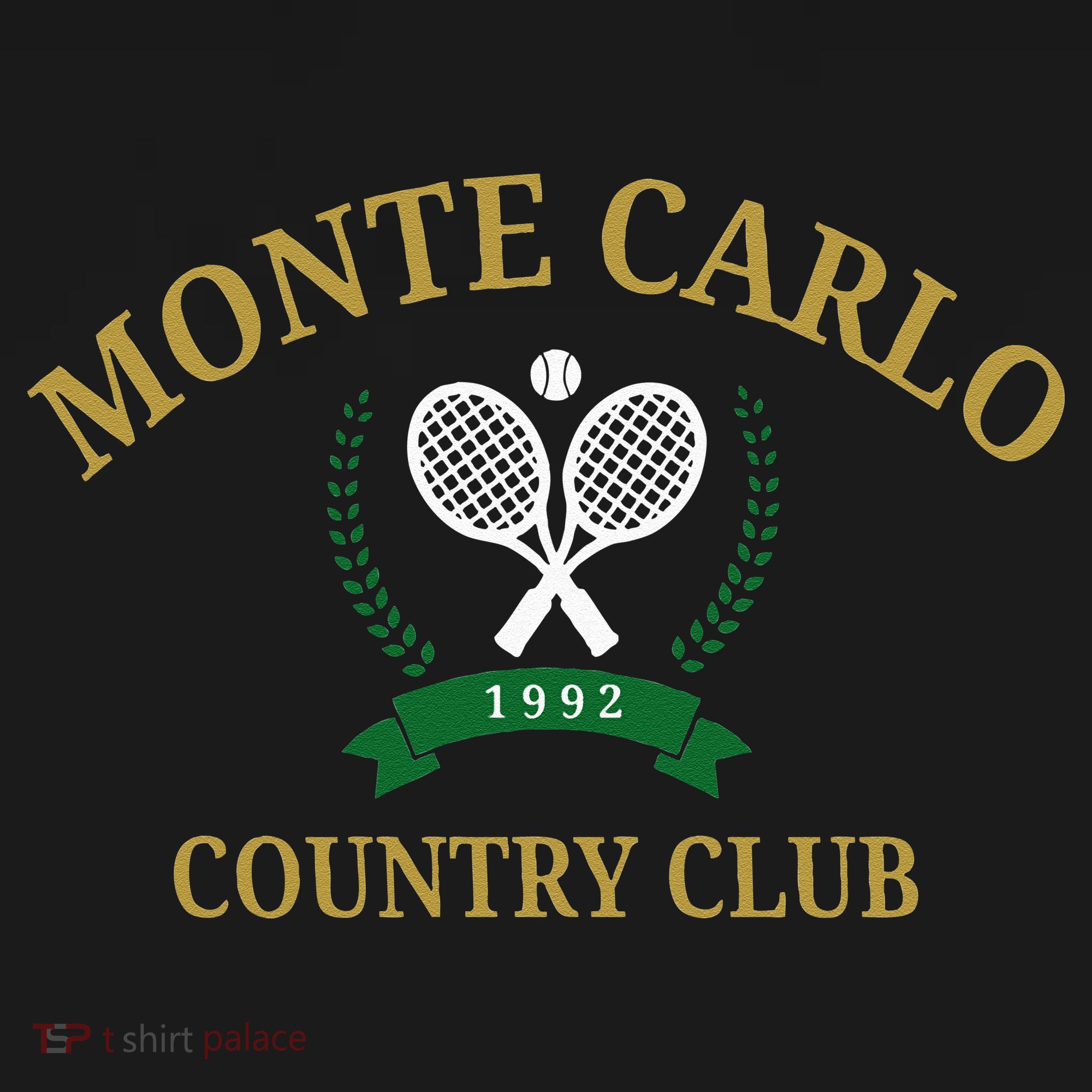 Monte Carlo Country Club Vintage Tennis Aesthetic T-Shirt
