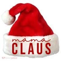 Mama Claus Christmas Holiday Santa Hat thumb 0