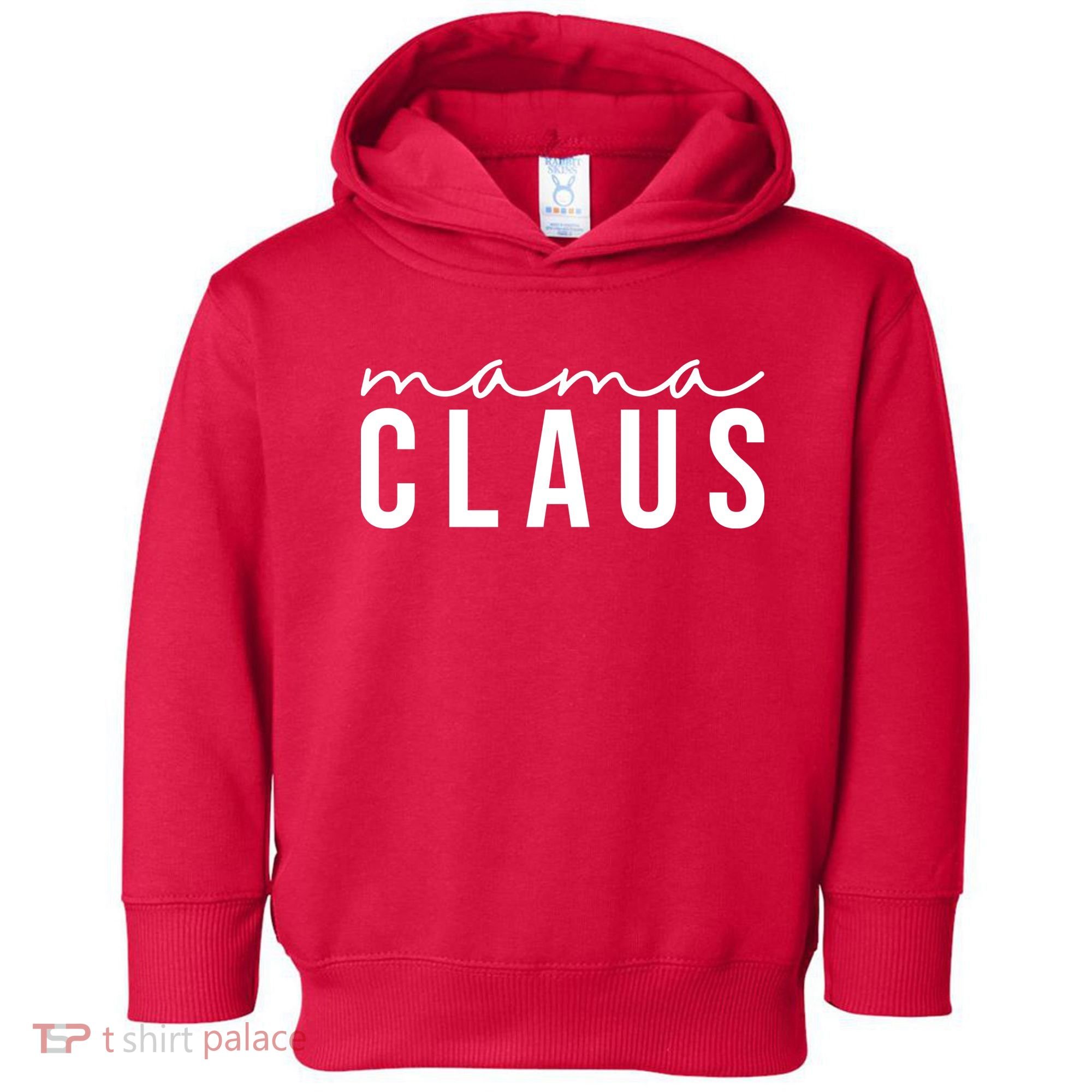 Mama Claus Christmas Holiday Toddler Hoodie