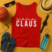 Mama Claus Christmas Holiday Tank Top thumb 4