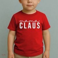 Mama Claus Christmas Holiday Toddler T-Shirt thumb 2