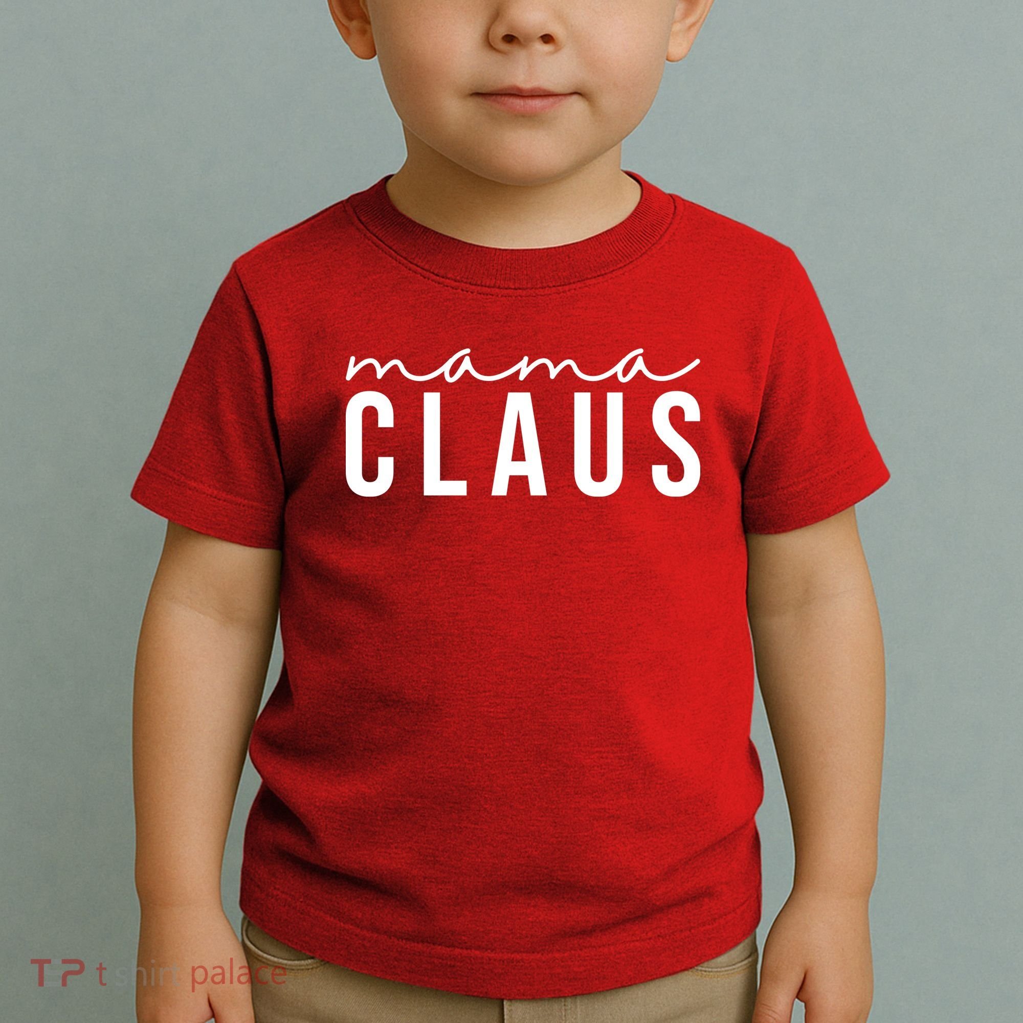 Mama Claus Christmas Holiday Toddler T-Shirt