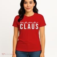 Mama Claus Christmas Holiday Women's T-Shirt thumb 4