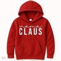 Mama Claus Christmas Holiday Kids Hoodie thumb 0