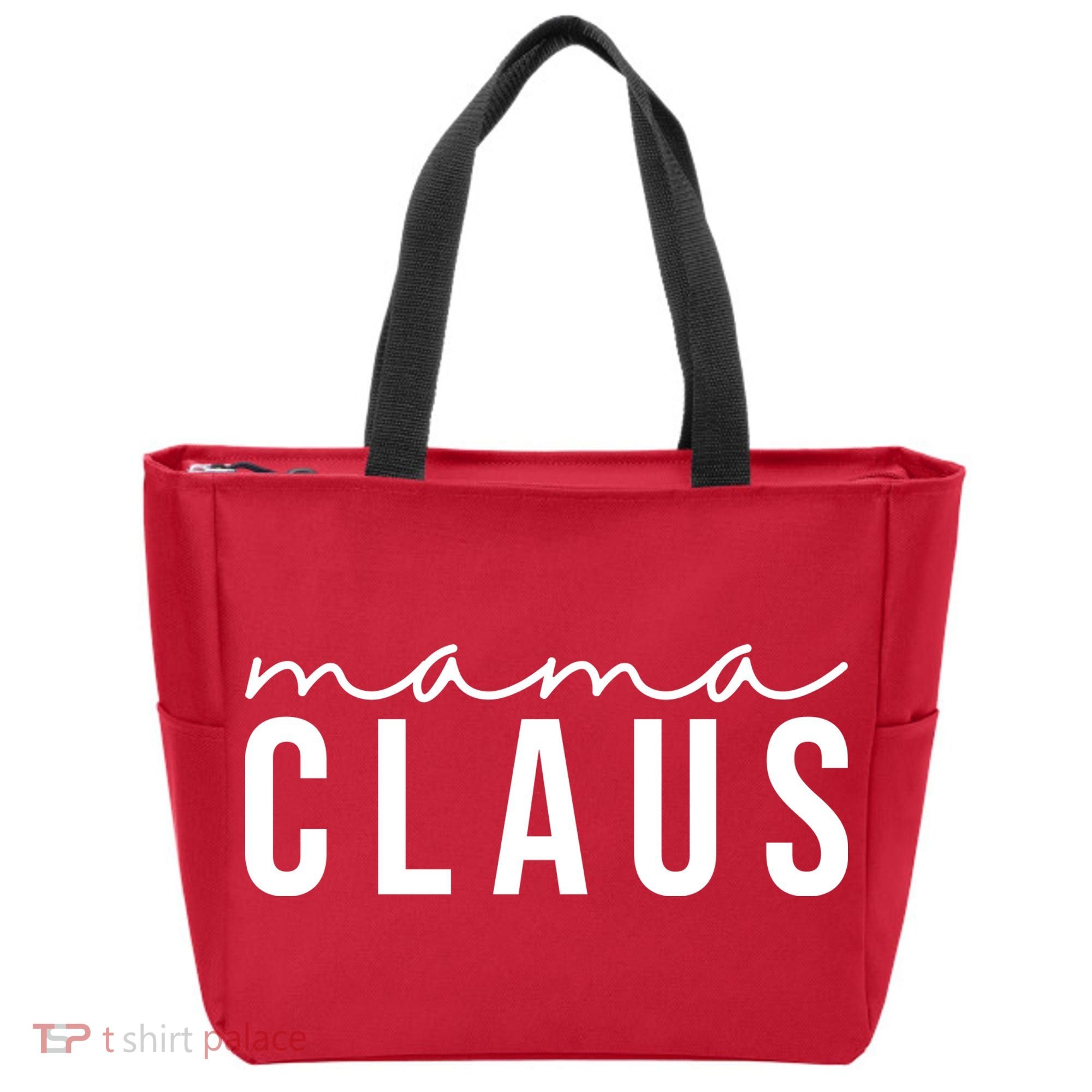 Mama Claus Christmas Holiday Tote Bag