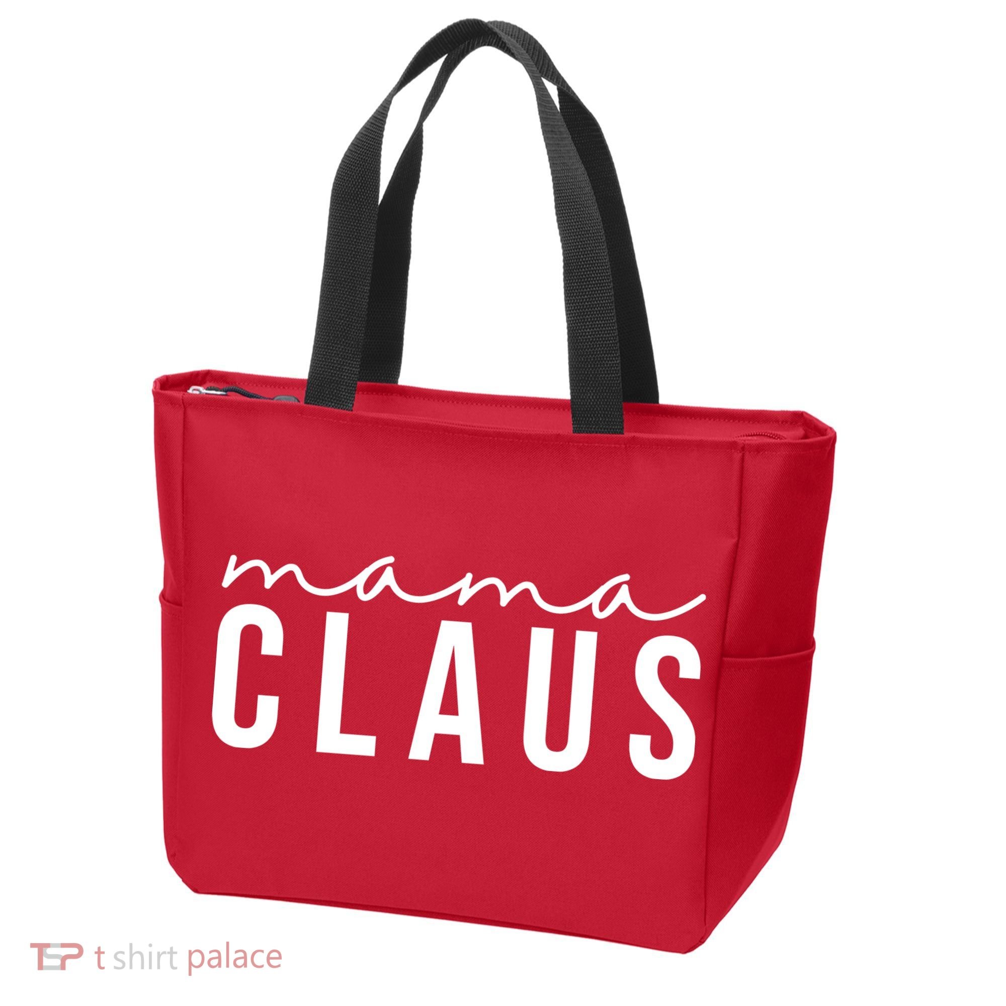Mama Claus Christmas Holiday Tote Bag