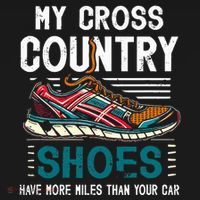 My Cross Country Shoes Have More Miles Than Your Car Running Women's Hoodie thumb 2