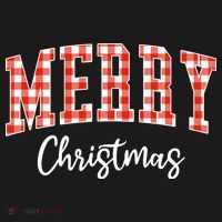 Merry Christmas Classic Checkered Sweatshirt thumb 3