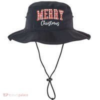 Merry Christmas Classic Checkered Bucket Hat thumb 0