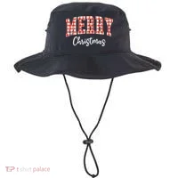 Merry Christmas Classic Checkered Bucket Hat thumb 0