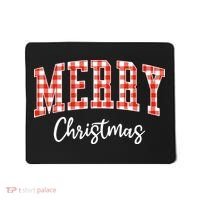 Merry Christmas Classic Checkered Mousepad thumb 0