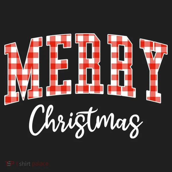 Merry Christmas Classic Checkered Hat