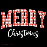 Merry Christmas Classic Checkered Visor thumb 3
