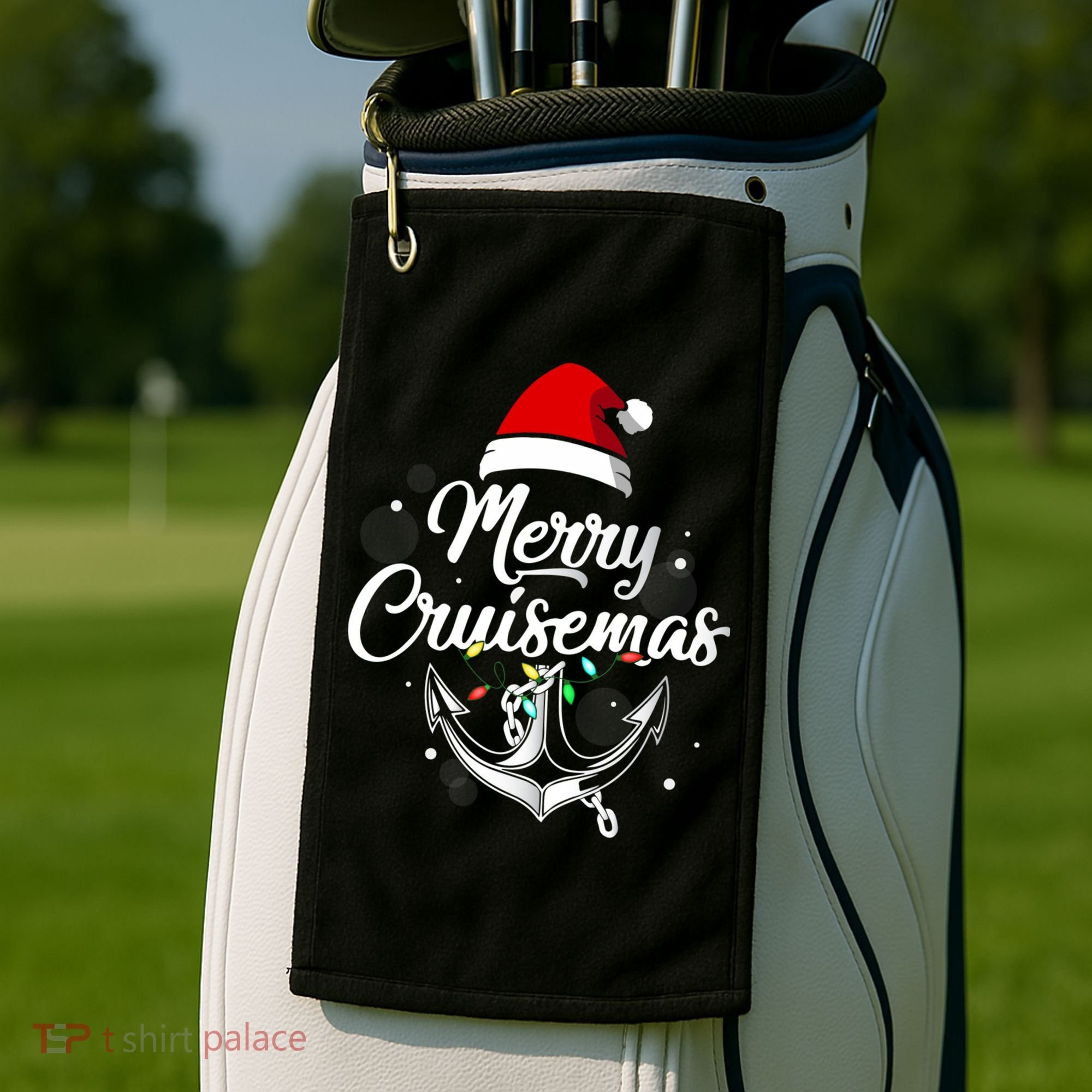 Merry Cruisemas Christmas Cruise Essential Golf Towel