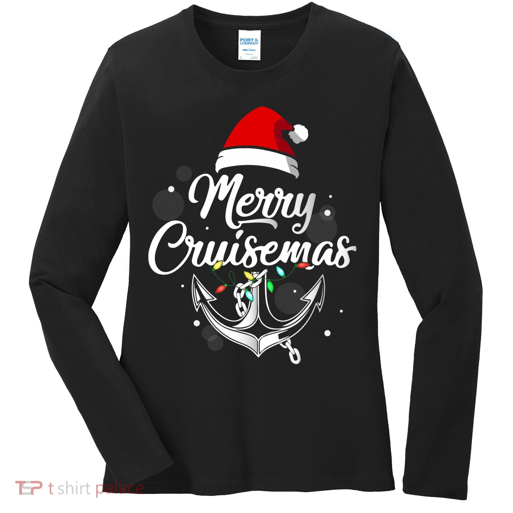 Merry Cruisemas Christmas Cruise Essential Women's Long Sleeve Shirt