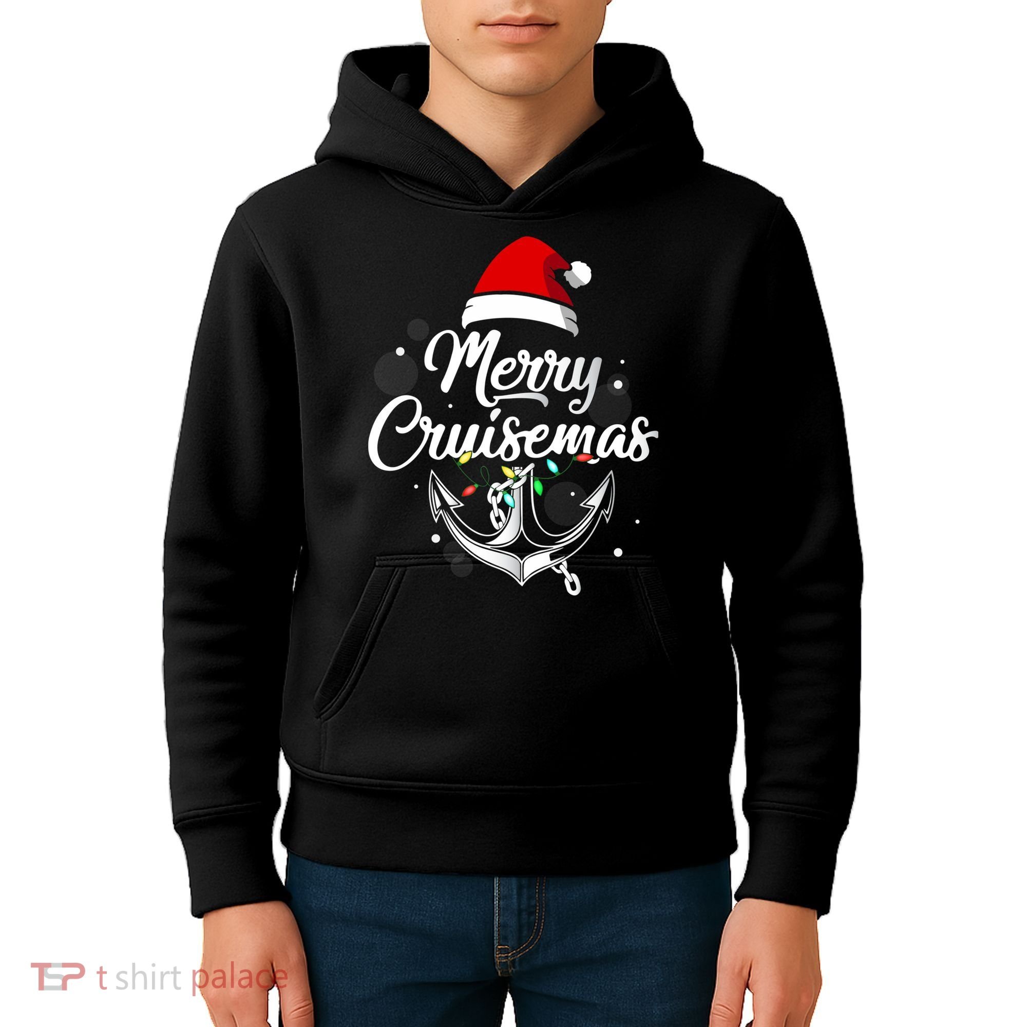 Merry Cruisemas Christmas Cruise Essential Kids Hoodie