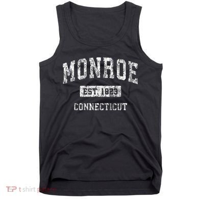 Monroe Connecticut Ct Vintage Established Tank Top
