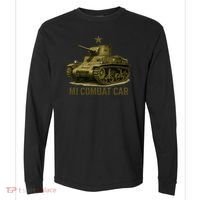 M1 Combat Car Comfort Colors Heavyweight Long Sleeve T-Shirt thumb 0