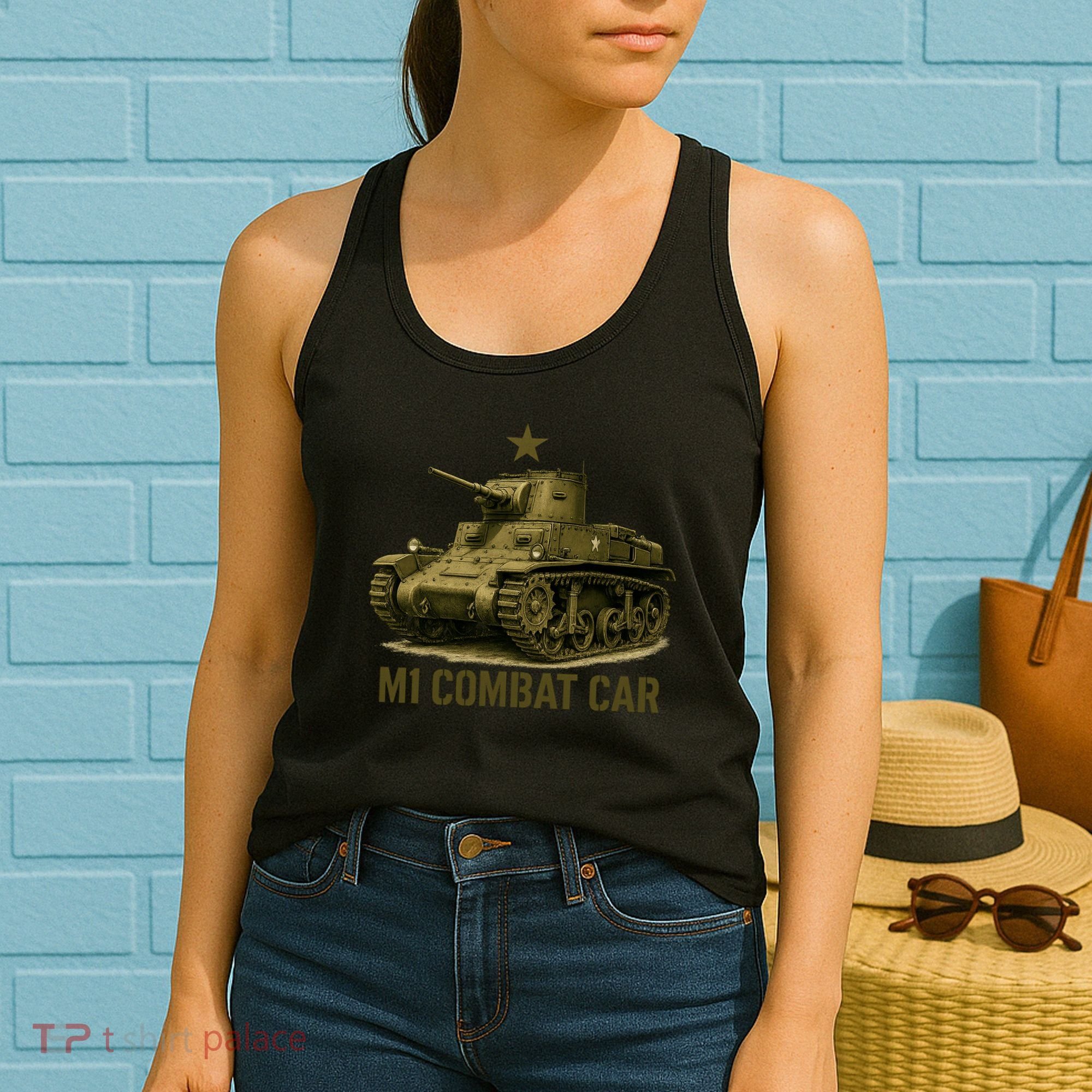 M1 Combat Car Women's Tank Top