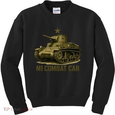 M1 Combat Car Kids Sweatshirt