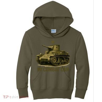 M1 Combat Car Kids Hoodie