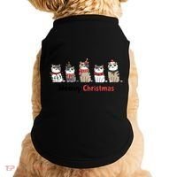 Meowy Christmas Cute Santa Funny Cat Lover Gift Doggie Tank thumb 0