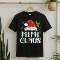 Mimi Claus  Christmas Lights Pajama Family Matching T-Shirt thumb 2