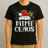 Mimi Claus  Christmas Lights Pajama Family Matching T-Shirt thumb 3