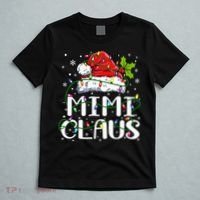 Mimi Claus  Christmas Lights Pajama Family Matching T-Shirt thumb 5