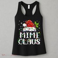 Mimi Claus  Christmas Lights Pajama Family Matching Women's Tank Top thumb 3
