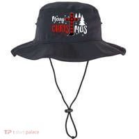 Merry Christmas Christians Buffalo Plaid Meaningful Gift Bucket Hat thumb 0