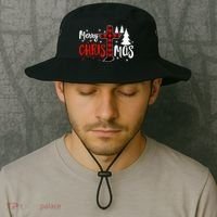 Merry Christmas Christians Buffalo Plaid Meaningful Gift Bucket Hat thumb 2