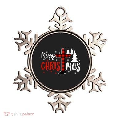 Merry Christmas Christians Buffalo Plaid Meaningful Gift Ornament