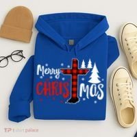 Merry Christmas Christians Buffalo Plaid Meaningful Gift Hoodie thumb 4
