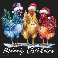 Merry Chickmas Chicken Lover Christmas Gift Women's Sweatshirt thumb 2