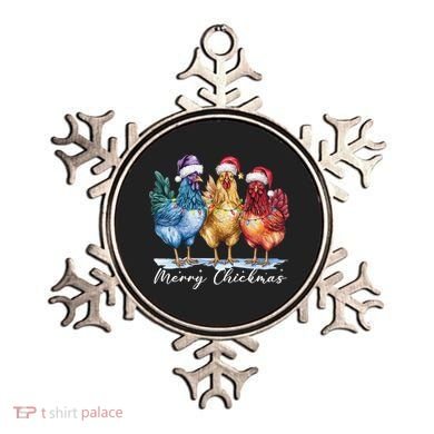 Merry Chickmas Chicken Lover Christmas Gift Ornament